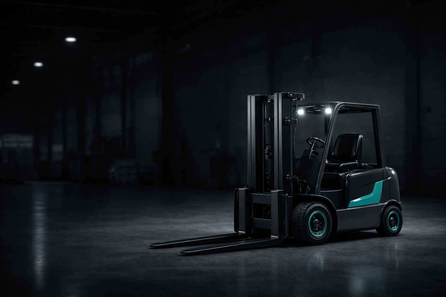 Вилочный погрузчик