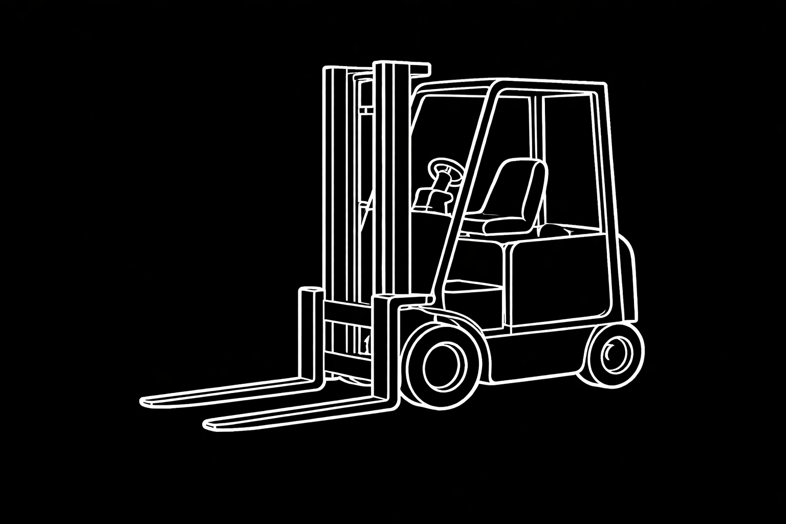 Вилочный погрузчик